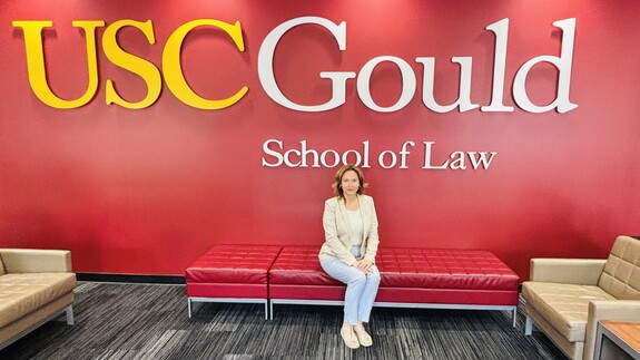 Prof. Elżbieta Kużelewska at the USC Gould School of Law