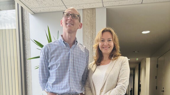 Prof. Elżbieta Kużelewska and Prof. Jordan Barry